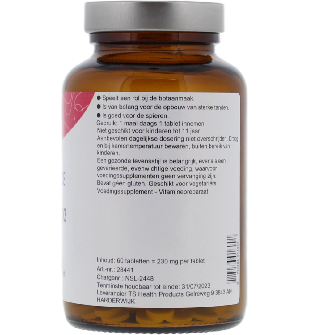 TS Choice Vitamine D3 25mcg (60 tabletten)