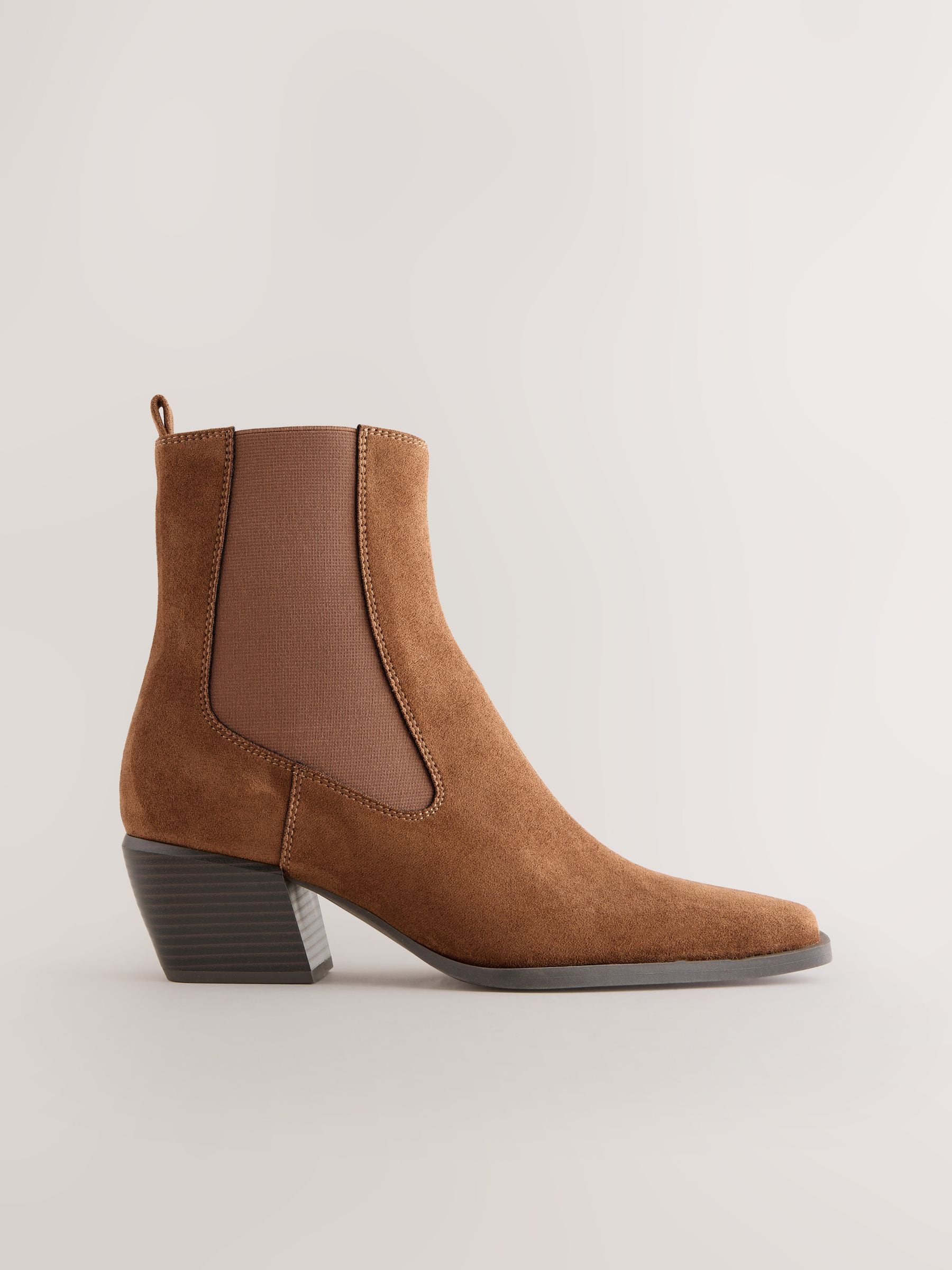 Lichtbruin - Chelsea-stijl western cowboy Boots