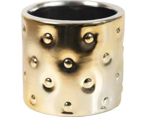 Keramische plantenbak Dora Ø 6 cm H 6 cm goud