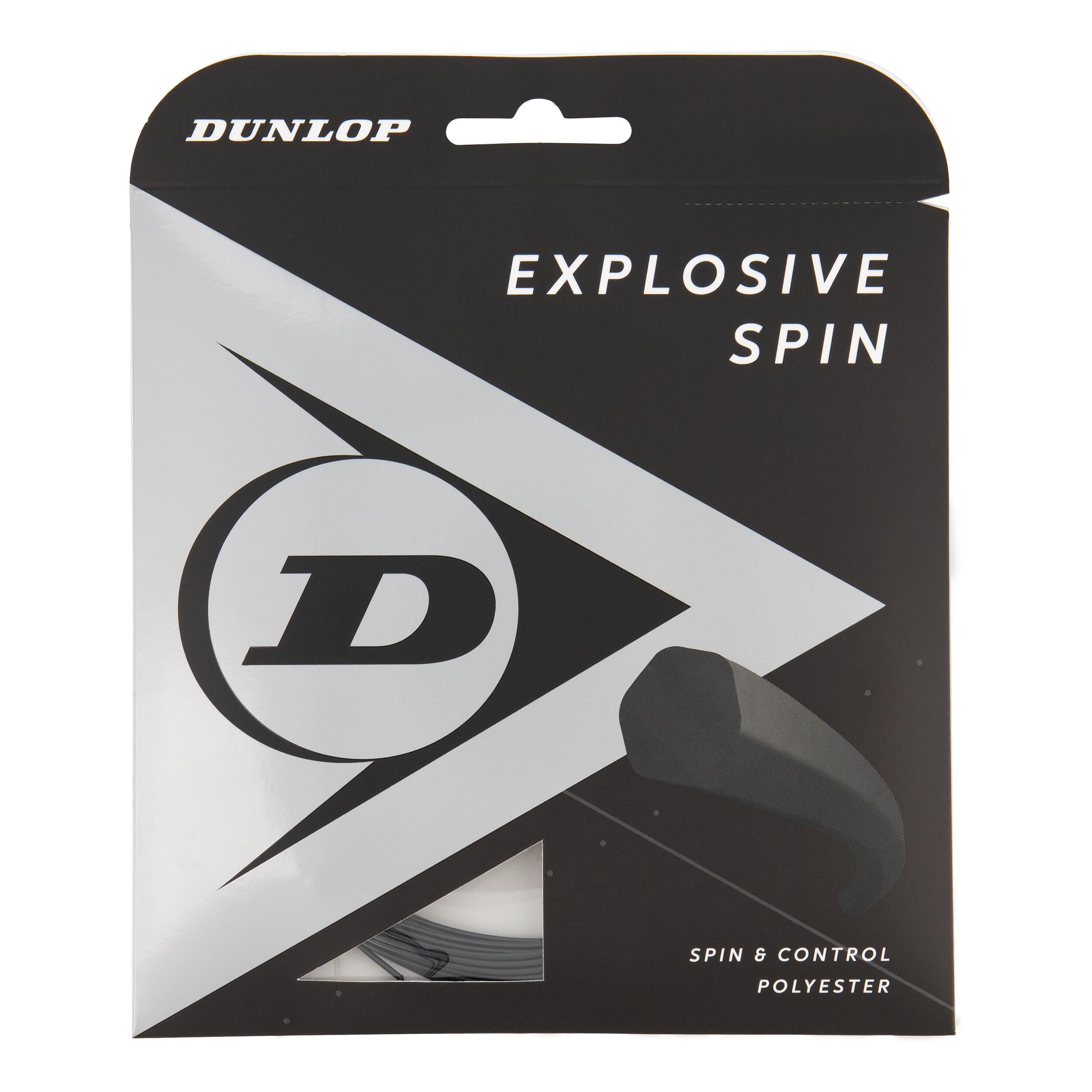 Dunlop Explosive Spin Cordage En Garniture 12m - Noir