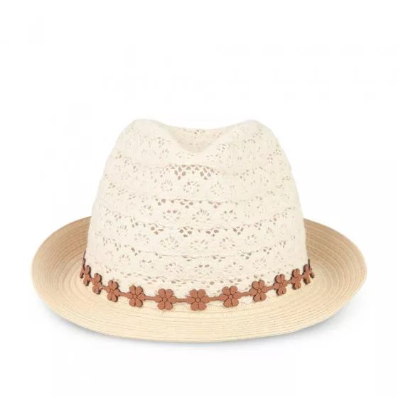 Chapeau BEIGE LOVELY SKULL