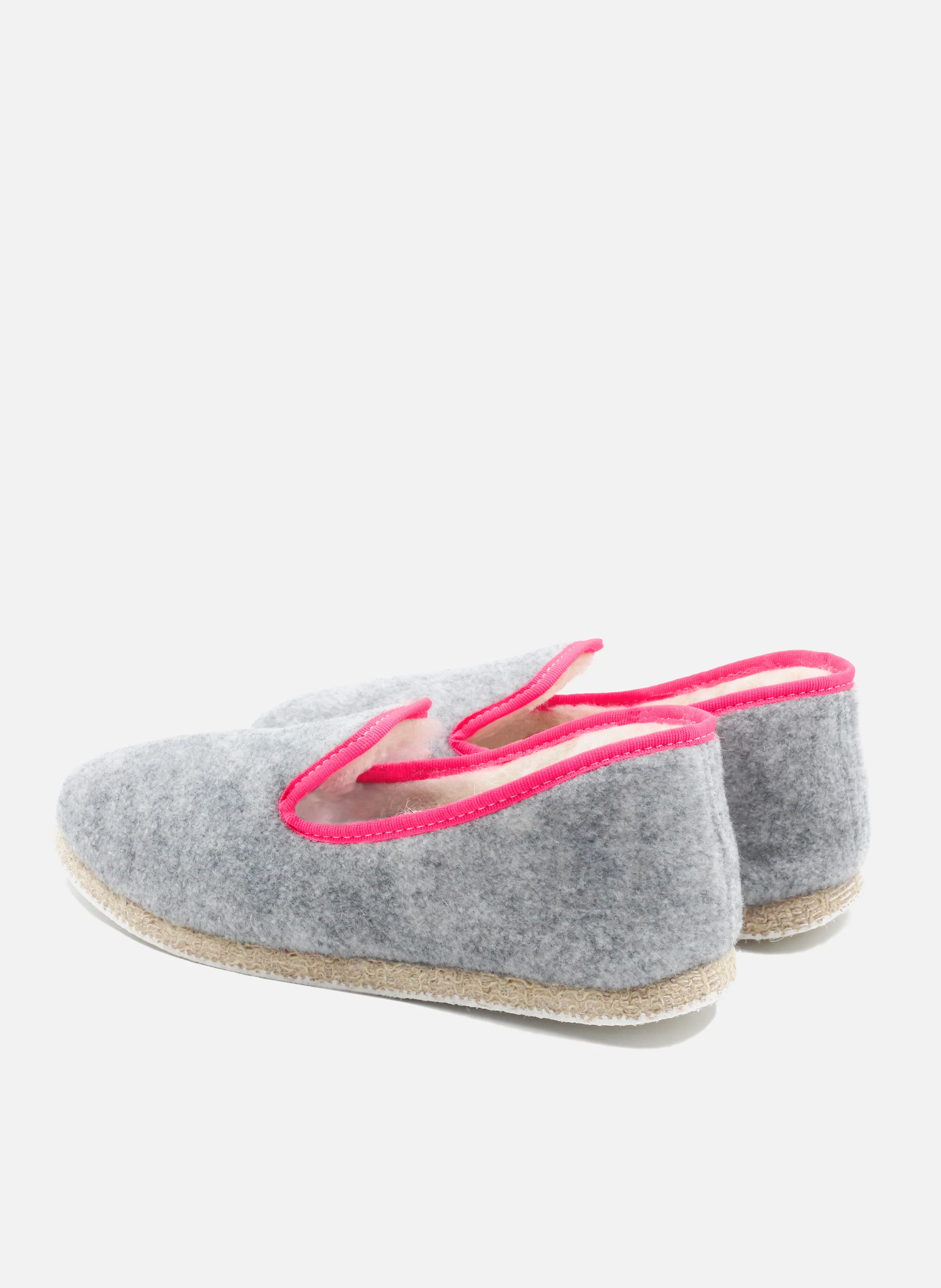 Charentaises tissu | Gris