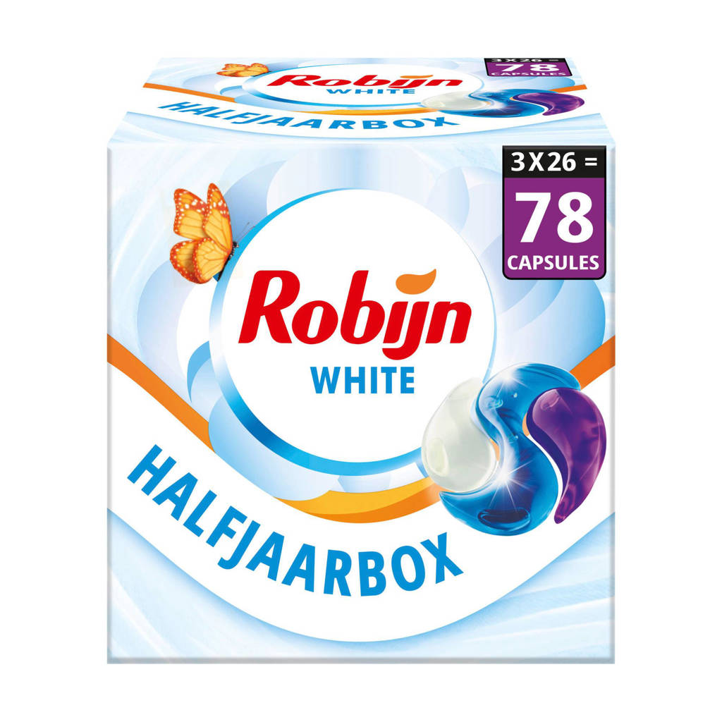 3-in-1 wascapsules Stralend Wit - 3 x 26 wasbeurten - 78 wasbeurten