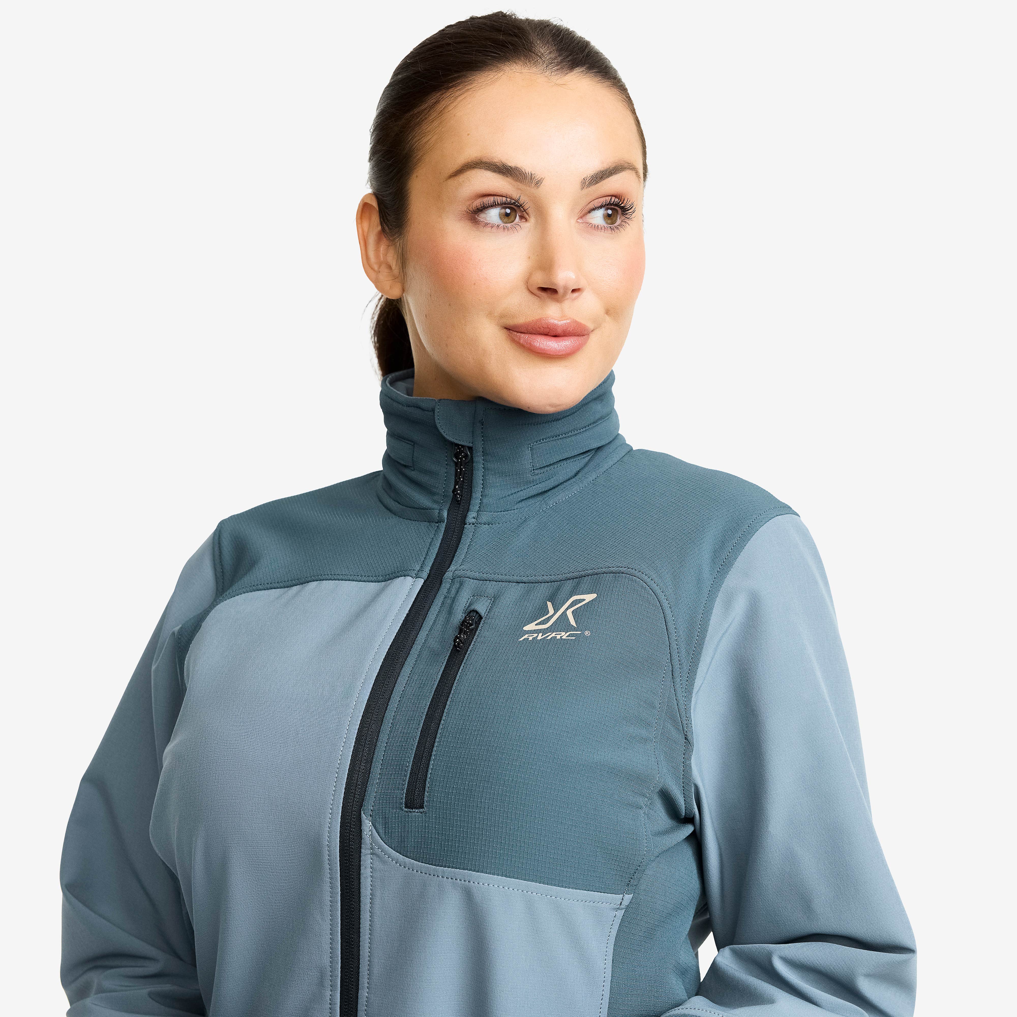 Ridge Trek Stretch Jacket Dame Orion Blue/Blue Mirage