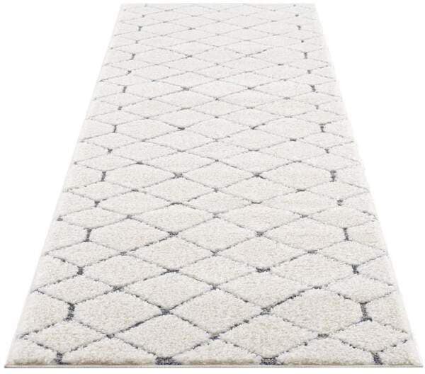 Carpet City Hochflor-Teppich »Focus 4499« rechteckig 20 mm Höhe Läufer, Boho, Hochtief-Muster/ 3D-Effekt, für Wohnzimmer, Schlafzimmer