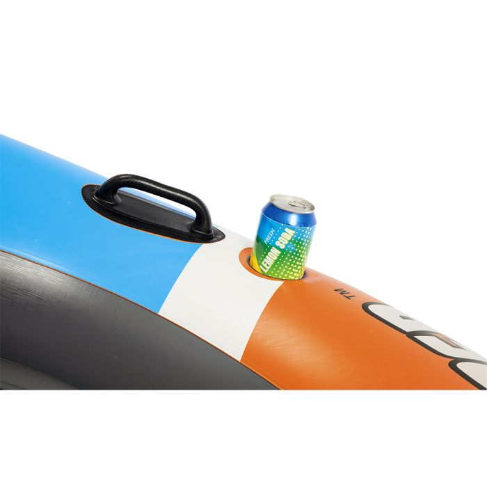 (Ø135cm) Hydro-Force Rapid Rider Schwimmringsessel Aufblasbare Wasser Luftmatratze Liegesofa Badeinsel (43116) - Blau / Weiss