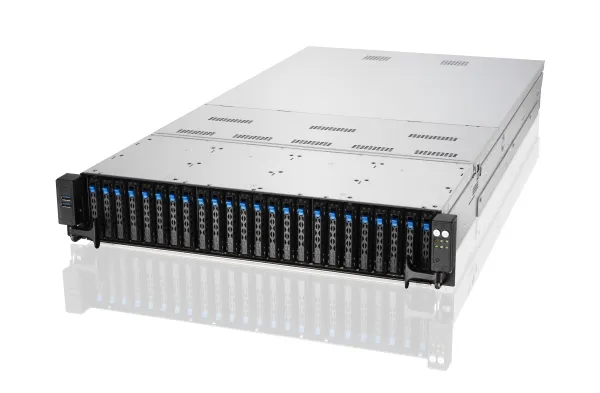 ASUS RS720A-E11-RS24U - Server - rack-monterbar - 2U - 2-vejs - uden CPU op til - RAM 0 GB - SATA - hot-swap 2.5