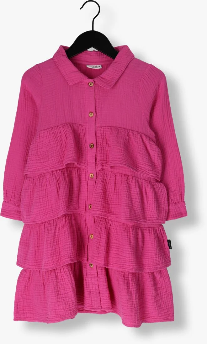 DAILY BRAT roze daily brat midi jurk alice dress