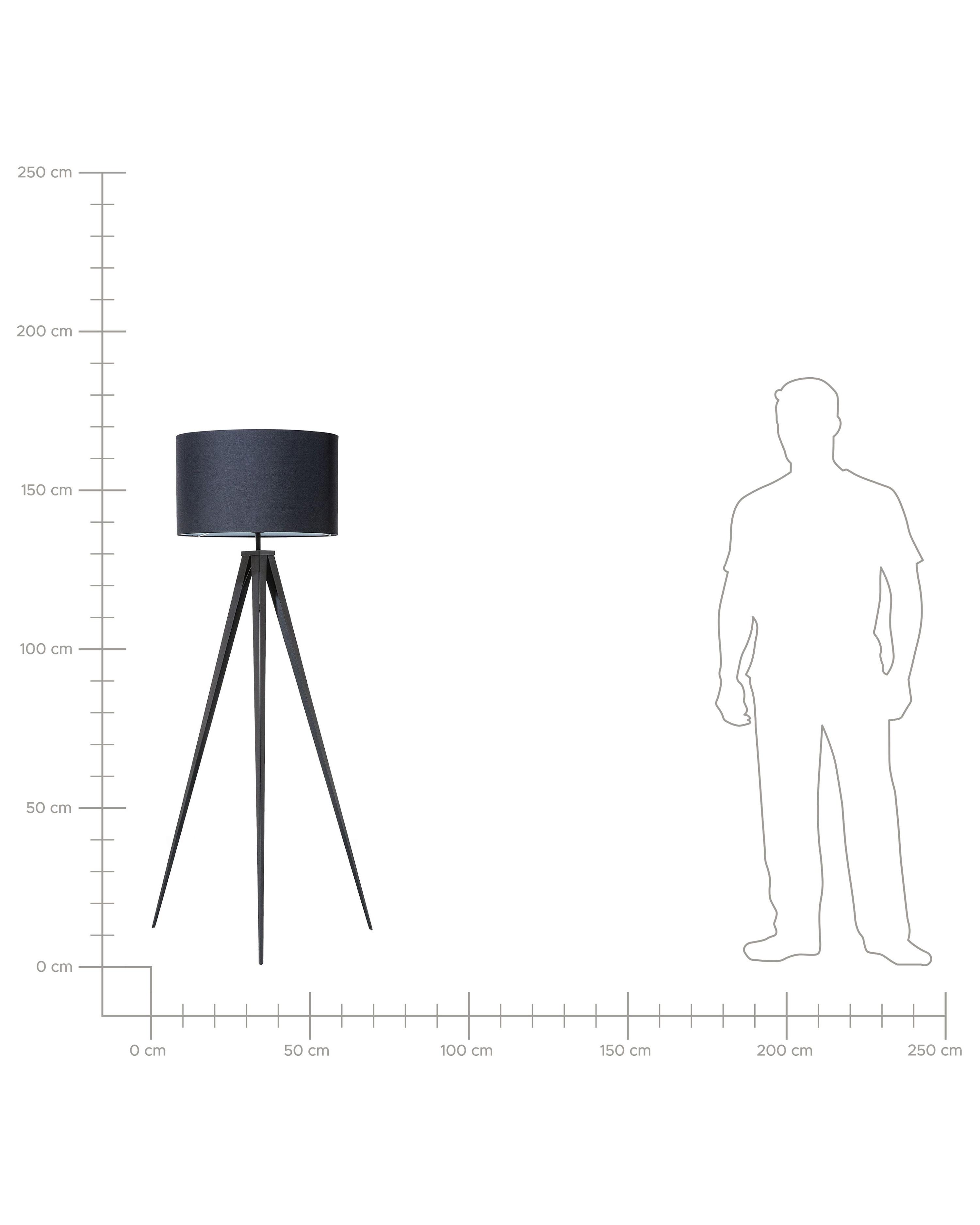 Staande lamp STILETTO Metaal Zwart