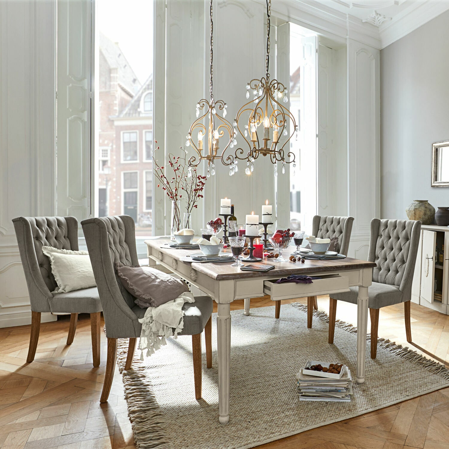 Stuhl Sudbury grau