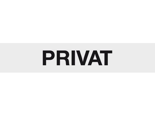 Bätschmann Hinweisschild Privat Hinweisschild aus Aluminium