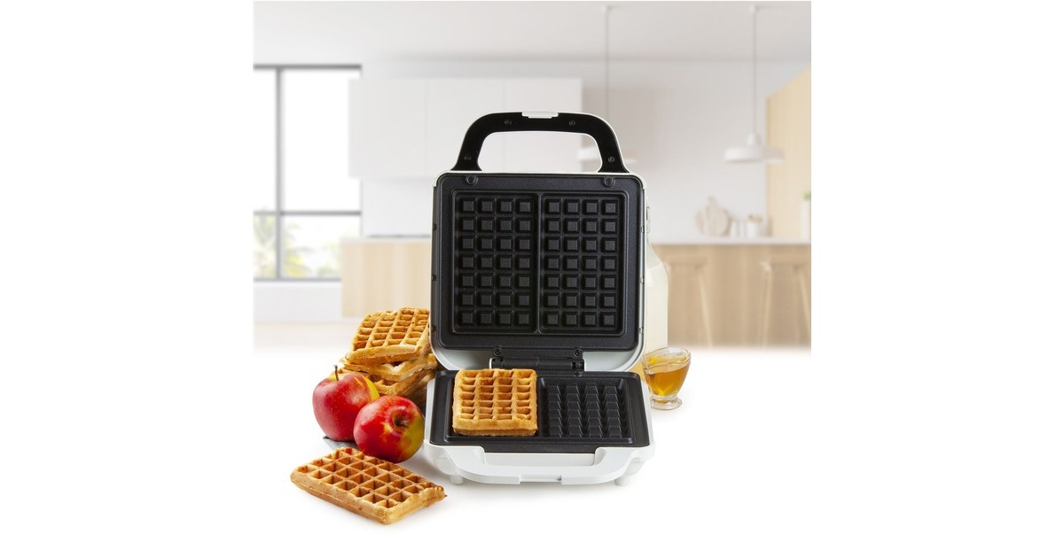 DomoWafelijzer 'Tasty Waffle' DO9222W  (Wit)