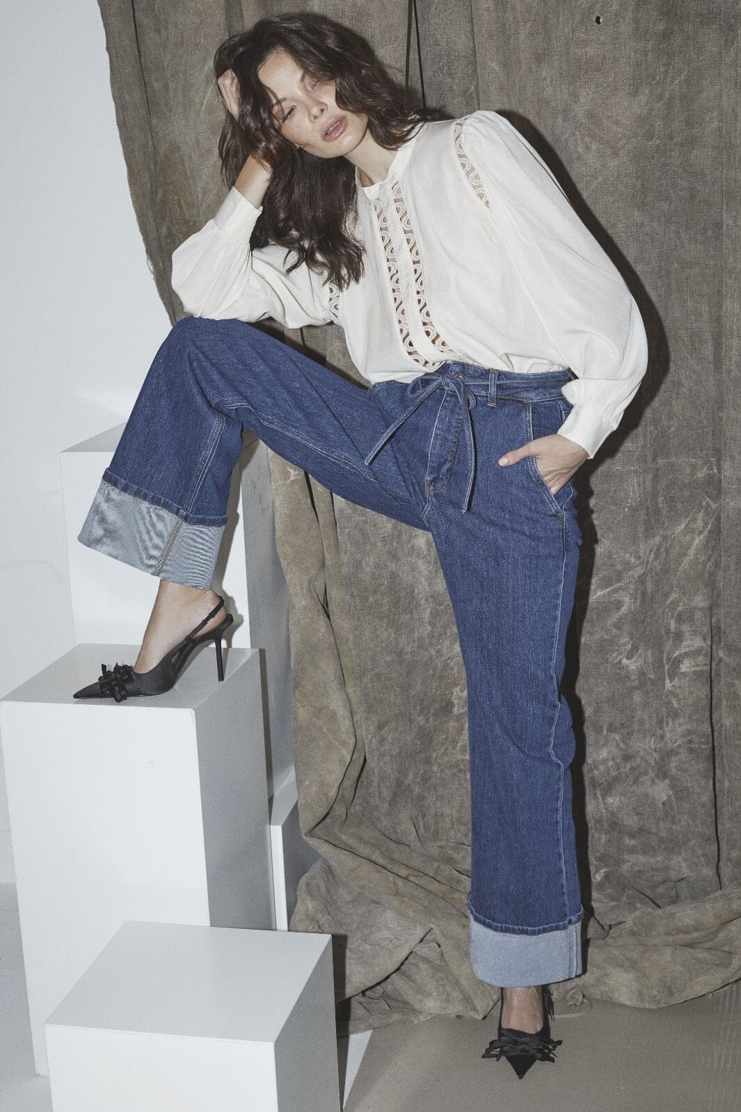 Co´Couture Ailacc Lace Shirt 35867