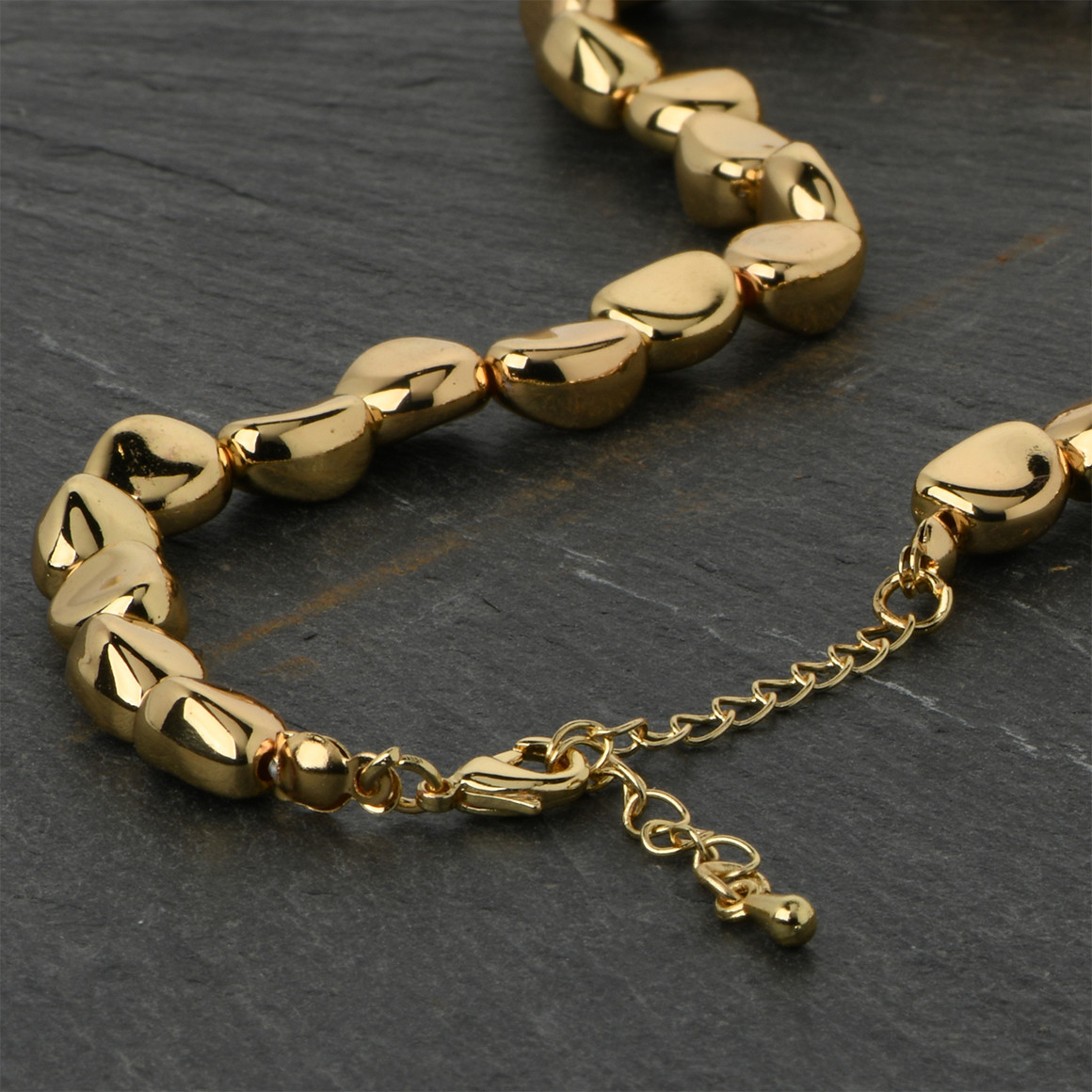 Gina Benotti Damen Kette mit Kunstperle gold