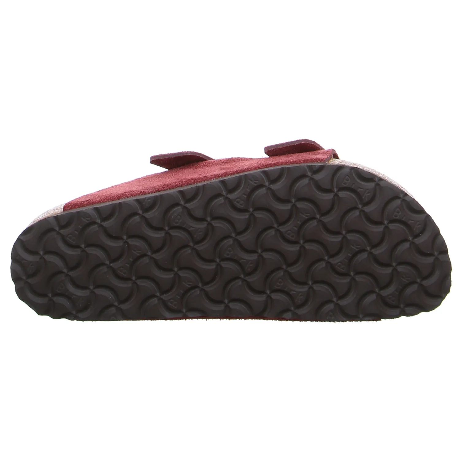 BIRKENSTOCK Bio-Fussbett Bordeau Leder