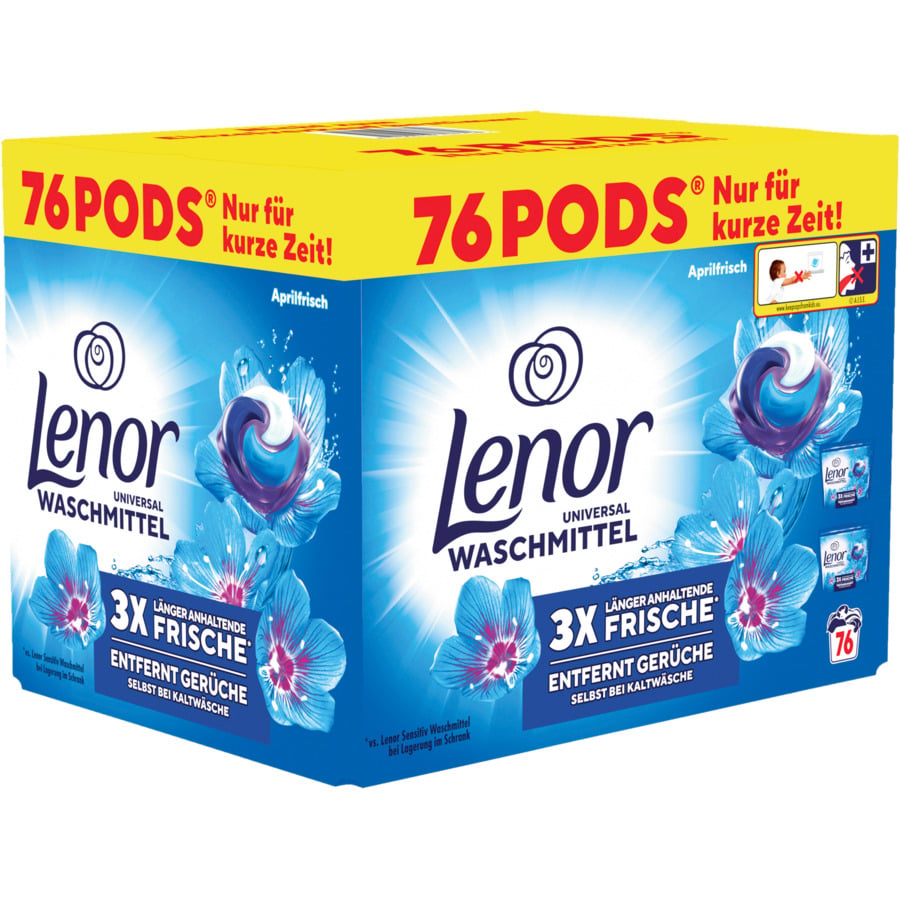 Lenor Pulverwaschmittel Aprilfrisch 90 Waschgänge
