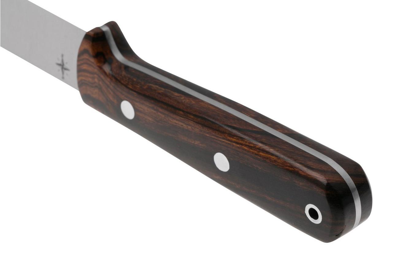 Bark River Kephart 4“ CPM 3V Desert Ironwood, vaststaand bushcraftmes