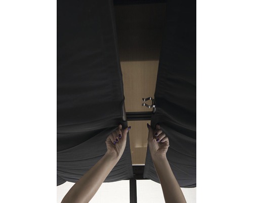 SOJAG Castel 12x14 paviljoen met klamboe 410 x 345 cm brons