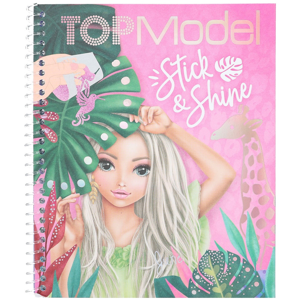 TOPModel Stick & Shine Malbuch