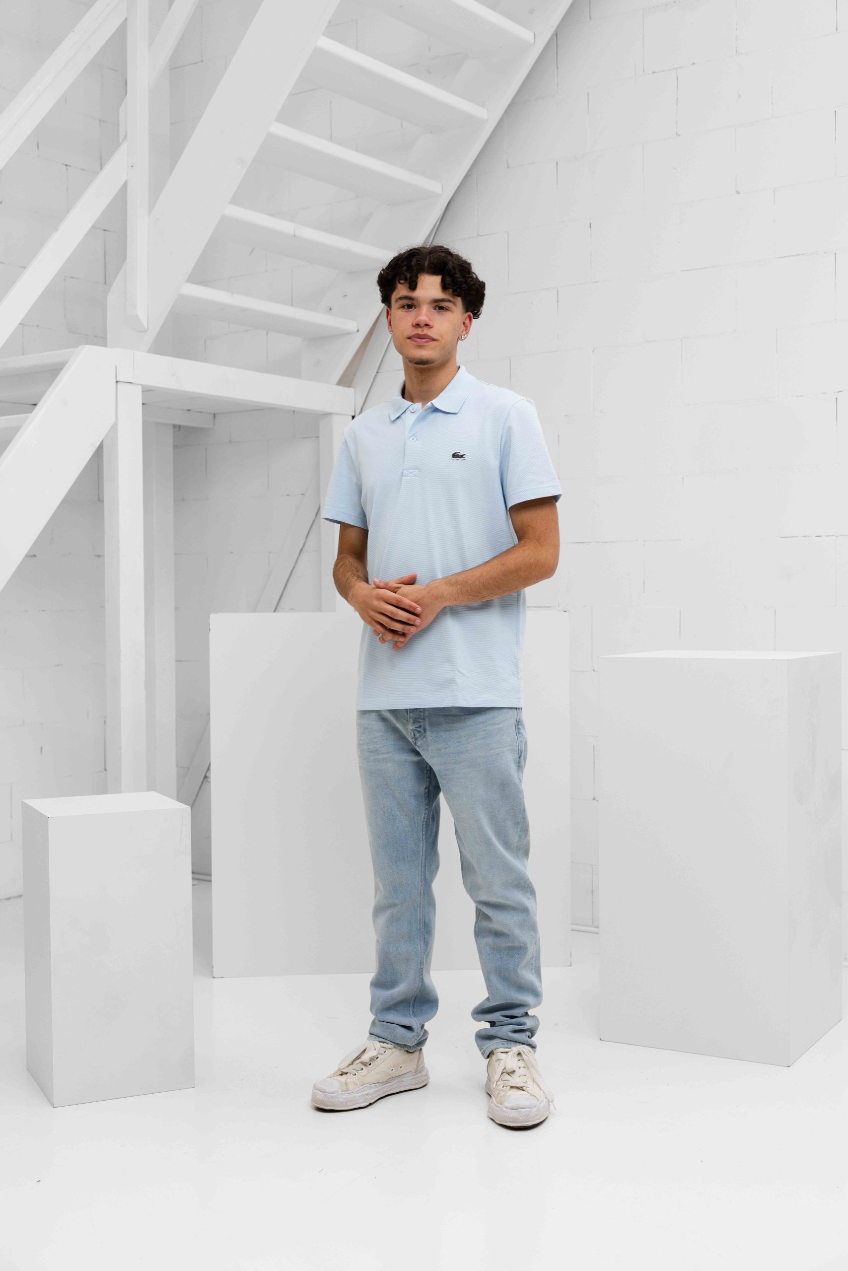 Lacoste Polo Heren Lichtblauw
