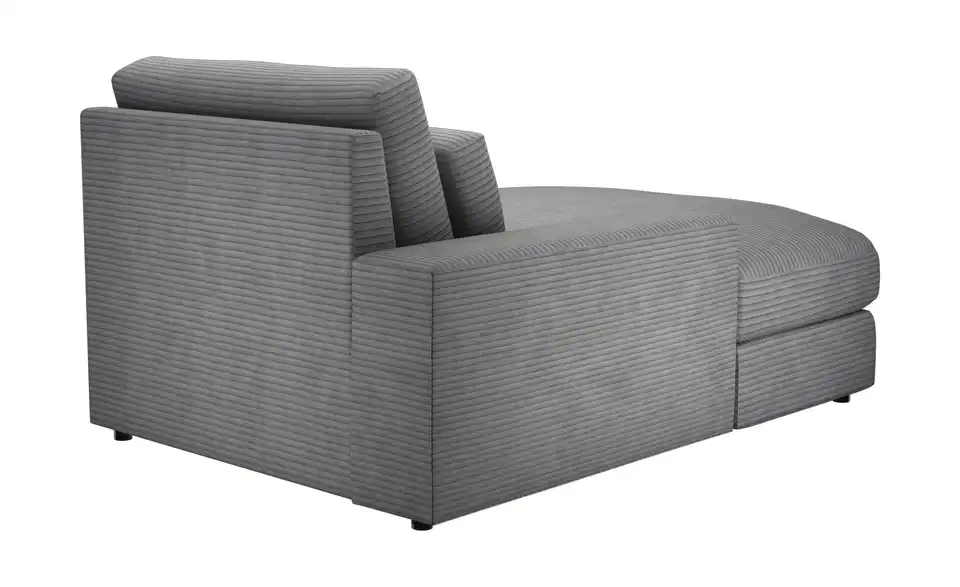 Element Branna Anthrazit Cordstoff Ottomane links