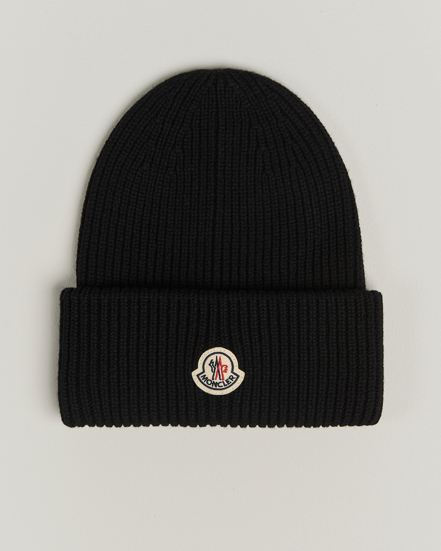 Moncler Cashmere Beanie Black