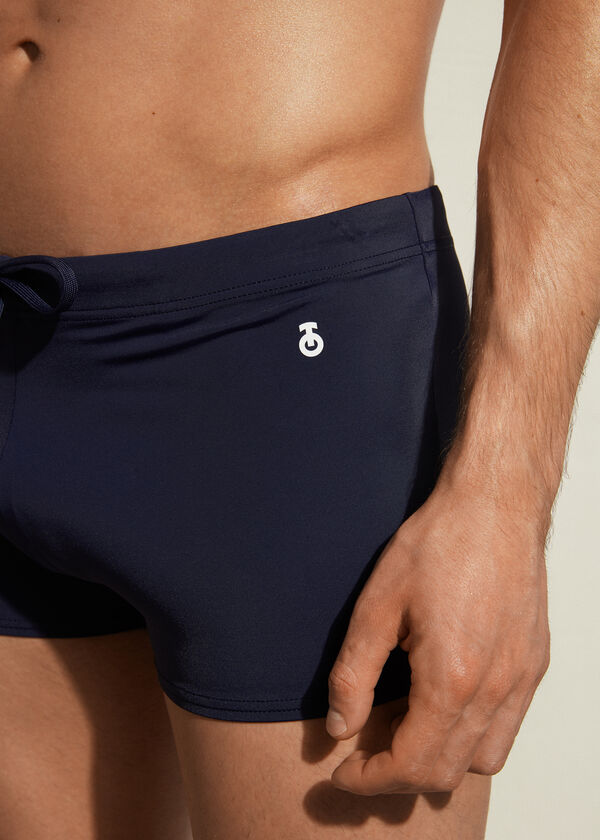 Calções de banho masculinos estilo boxer Panamá