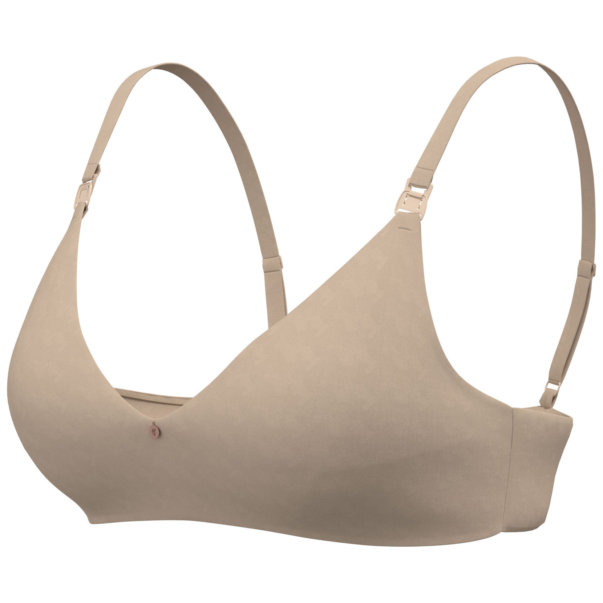 Noppies beugelloze voedingsbh  effen beige