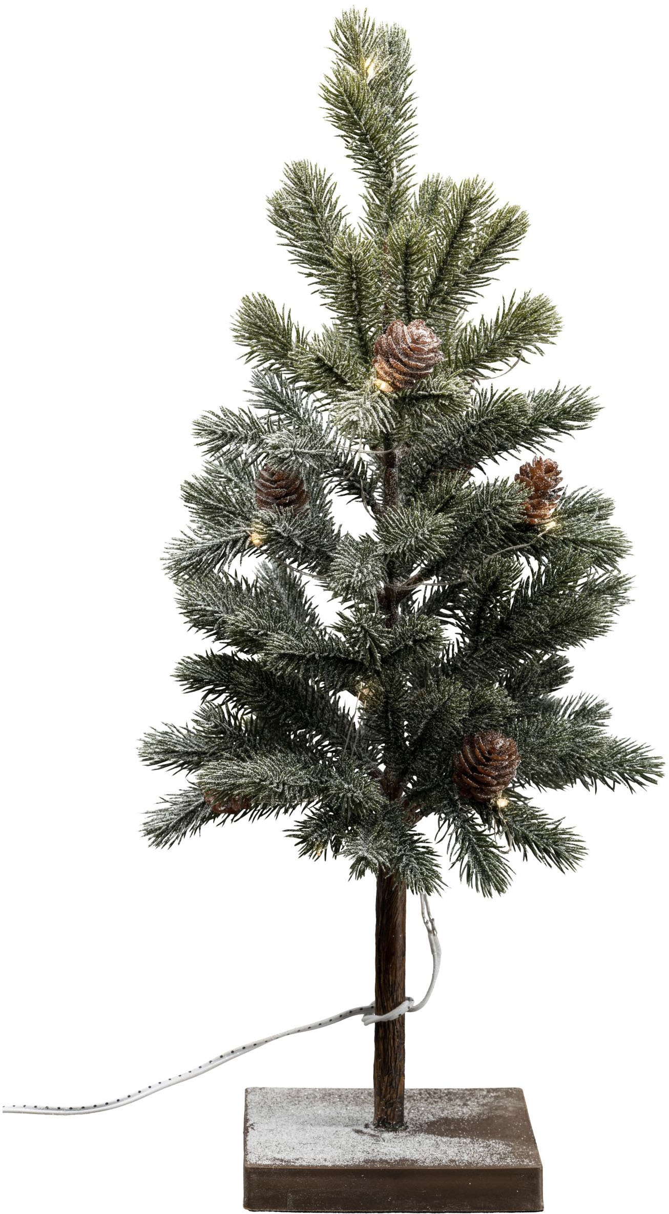 Creativ green Winterliche Kunstpflanze »Tannenbaum« mit LED-Beleuchtung