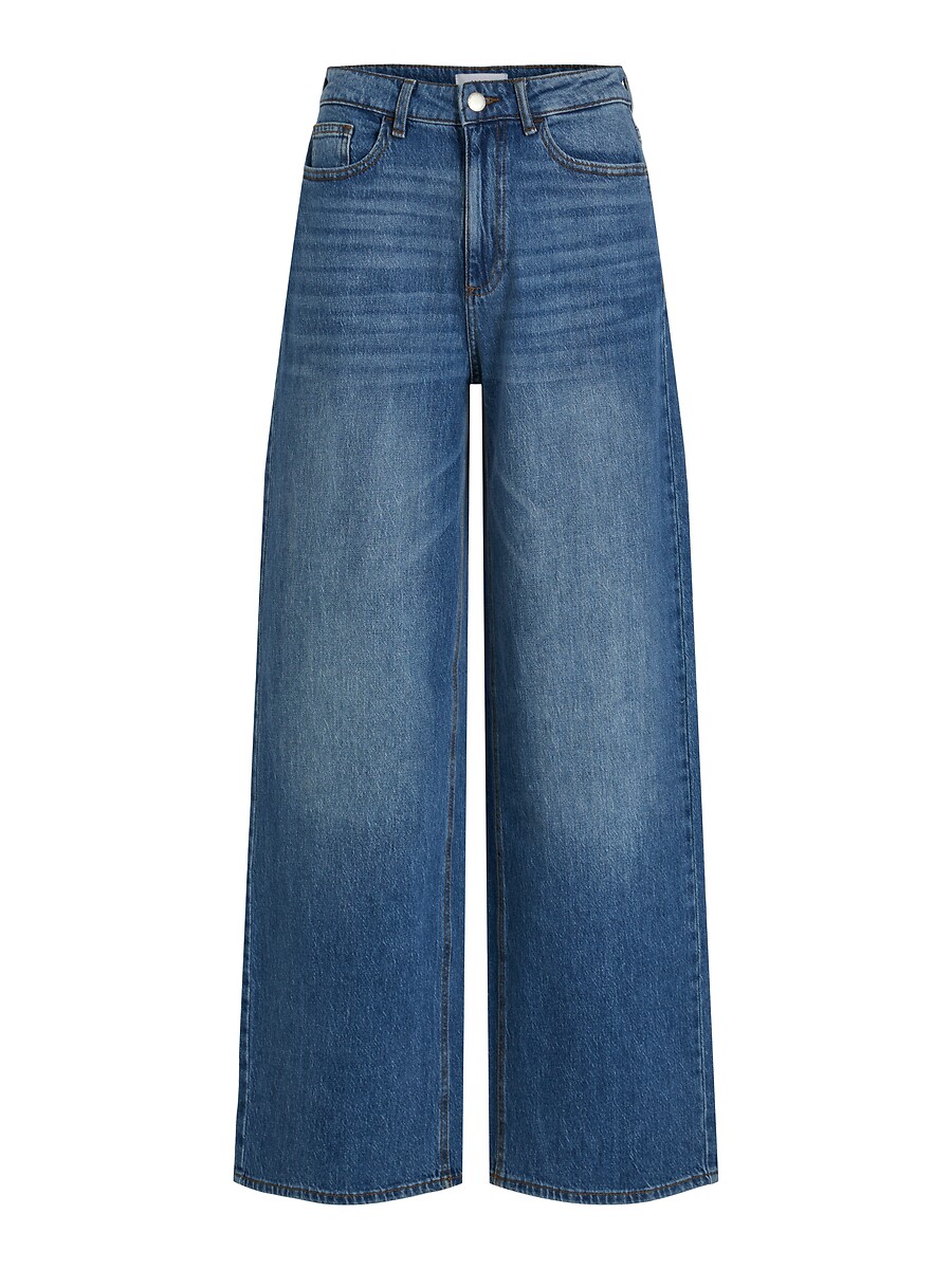 VILA<br>Calças jeans largas e de cintura alta