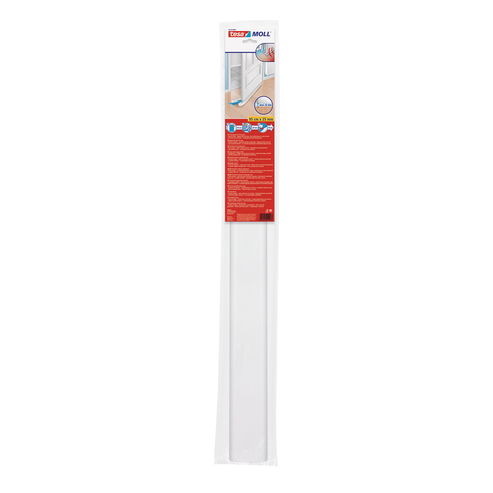 tesa Moll Türbodendoppeldichtung - weiß - 95 cm