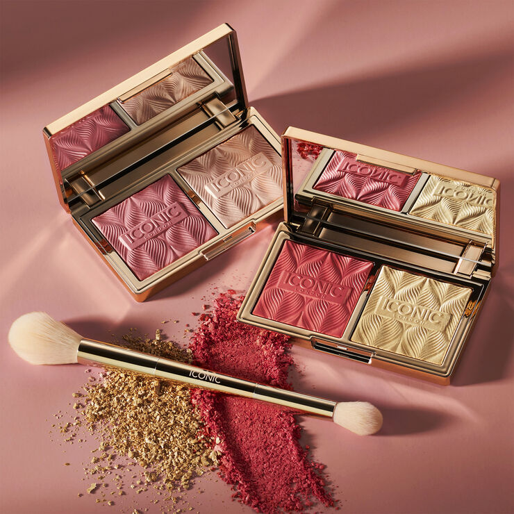 ICONIC LONDON ICONIC London Highlight & Blush Duo Brush