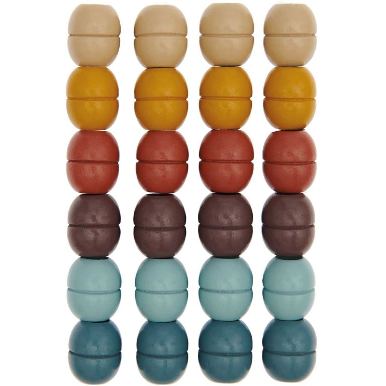 Makramee Holzperlen Set