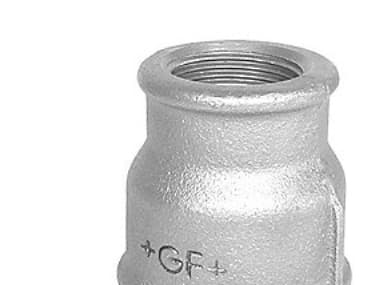 GF GEORG FISCHER 11/2 - 3/4 galvaniseret formmuffe
