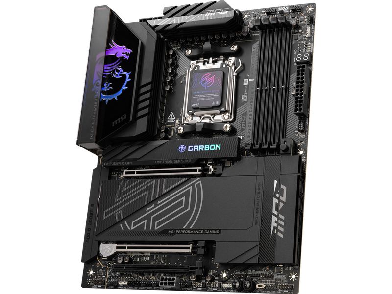 MSI Mainboard MPG X870E CARBON WIFI MSI MPG X870E CARBON WIFI Motherboard AMD X870E Sockel AM5 ATX