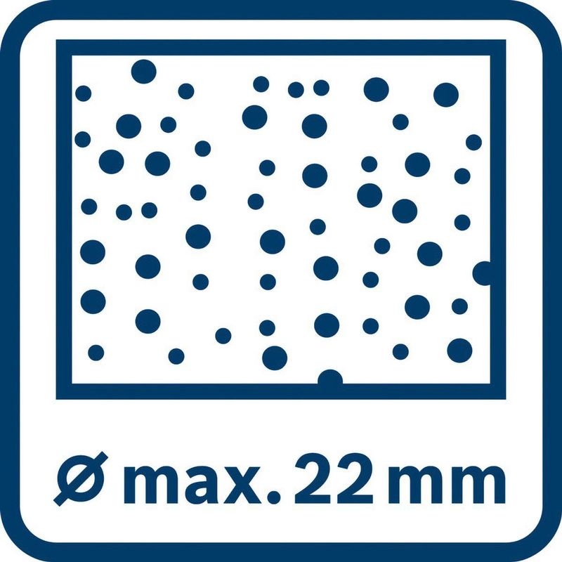 Bosch - GBH 18V-22 X - Boorhamer - Blauw - Kunststof