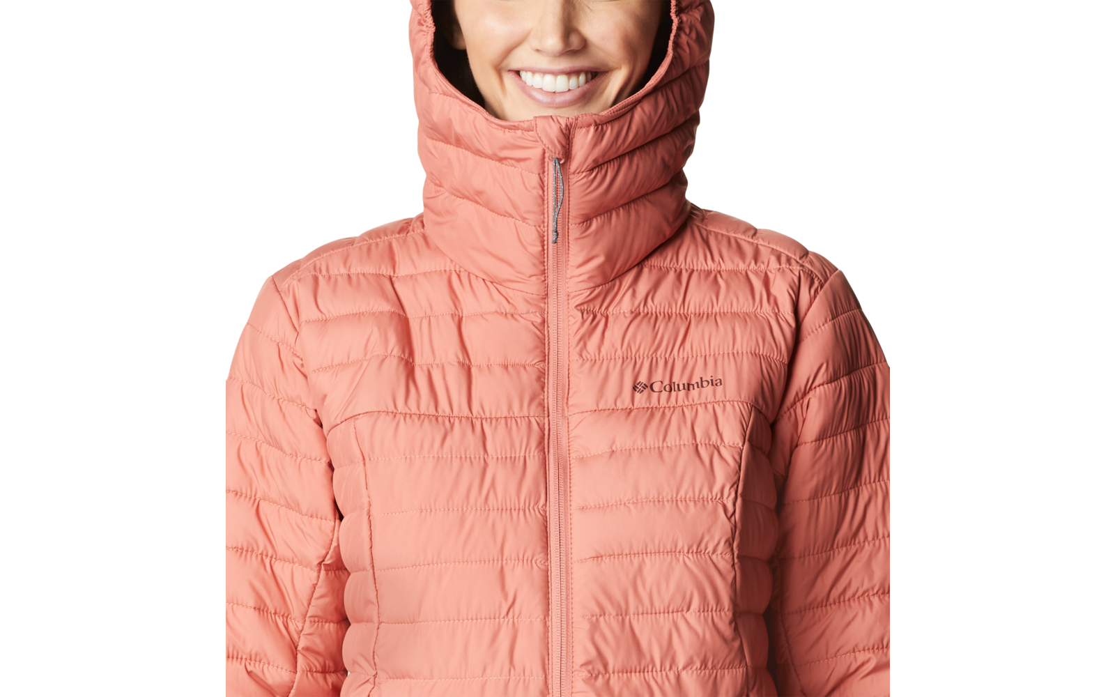 Columbia Silver Falls Hooded Damen Kapuzenjacke dark coral