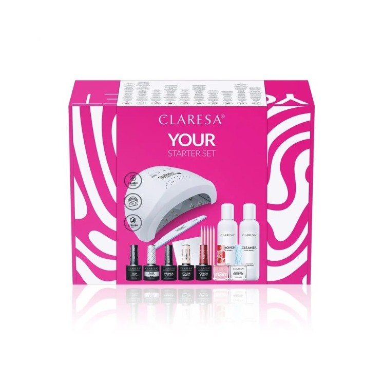 Claresa manicure Starterset mit UV-Lampe