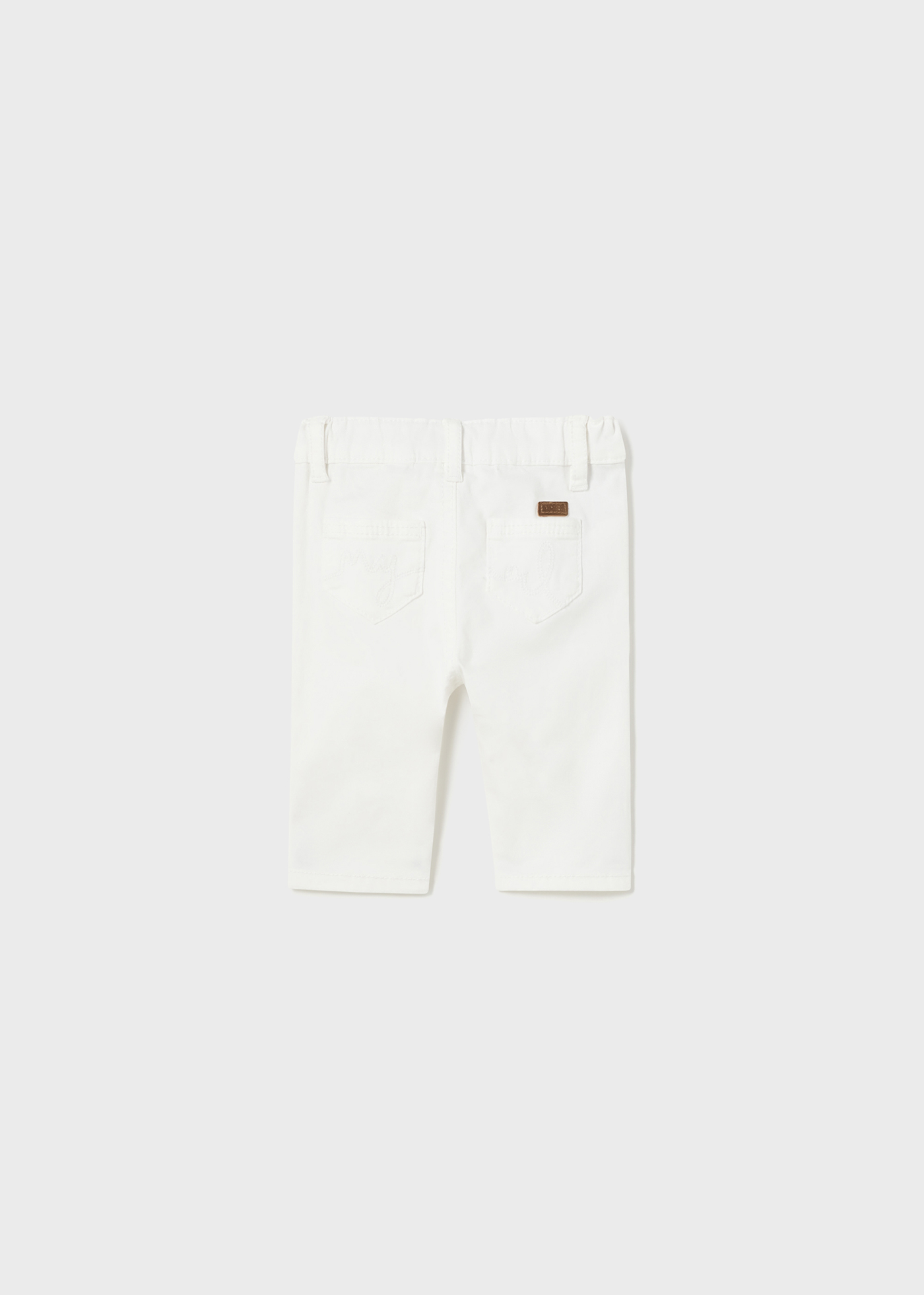 Calça de algodão com cintura ajustável para recém-nascido