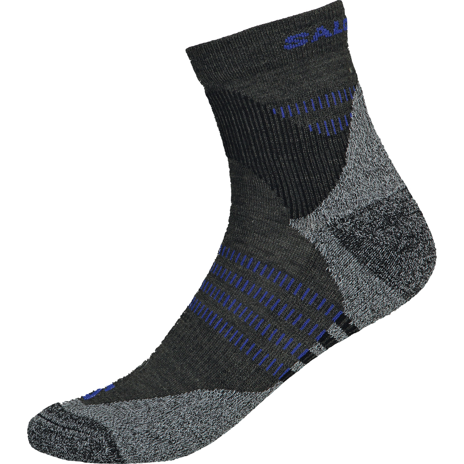 Salomon Unisex-Wandersocken Xultra, 2 Paar 42-44, schwarz