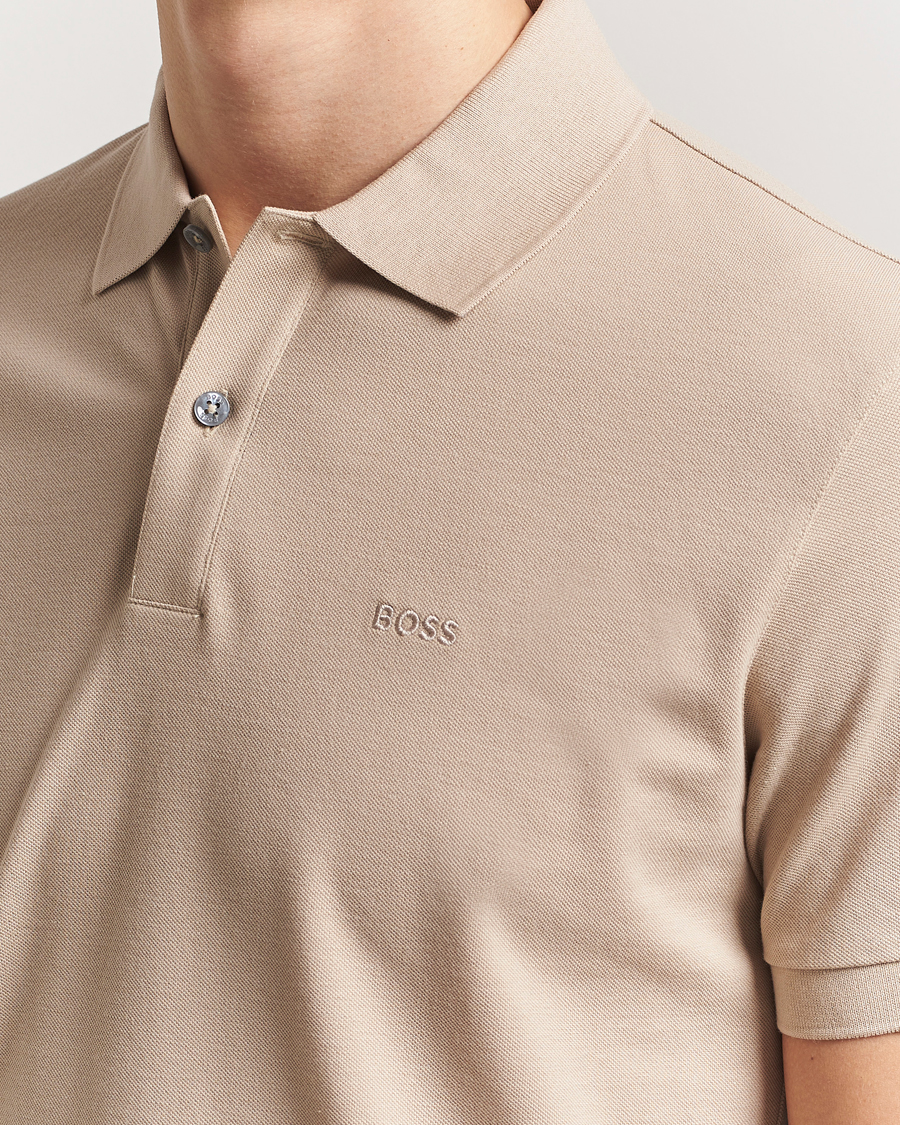 BOSS BLACK Pallas Polo Light Beige