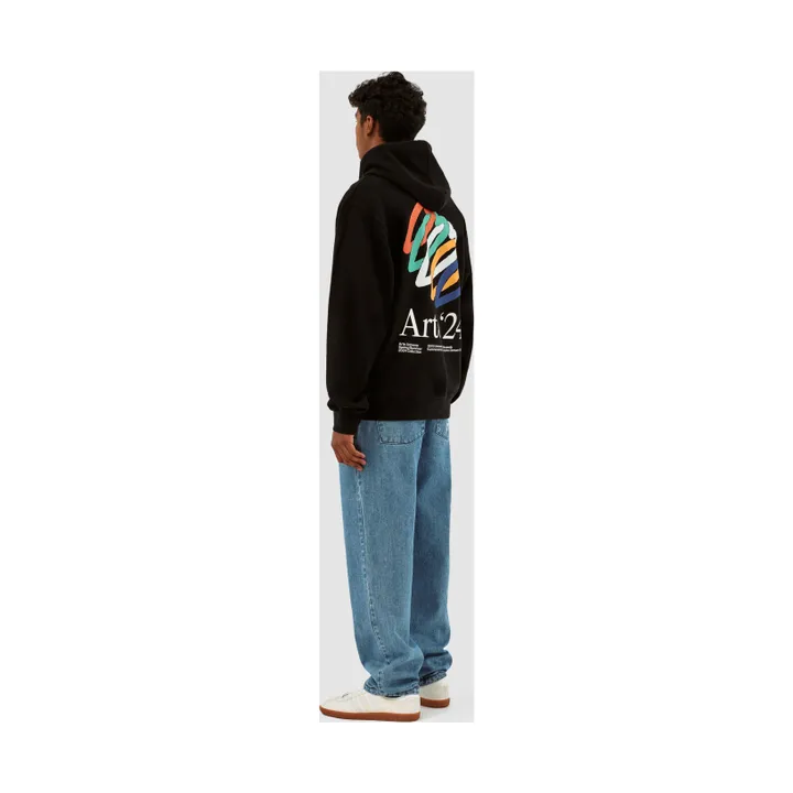 Arte Antwerp Hoodie Heart Rings | Noir
