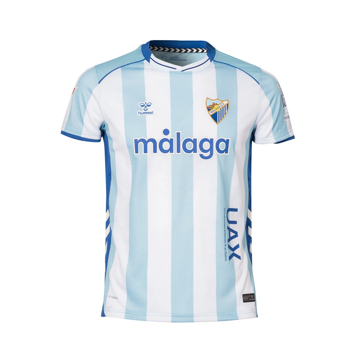 Camisola Hummel Malaga CF Primeiro Equipamento 2025-2026 Criança