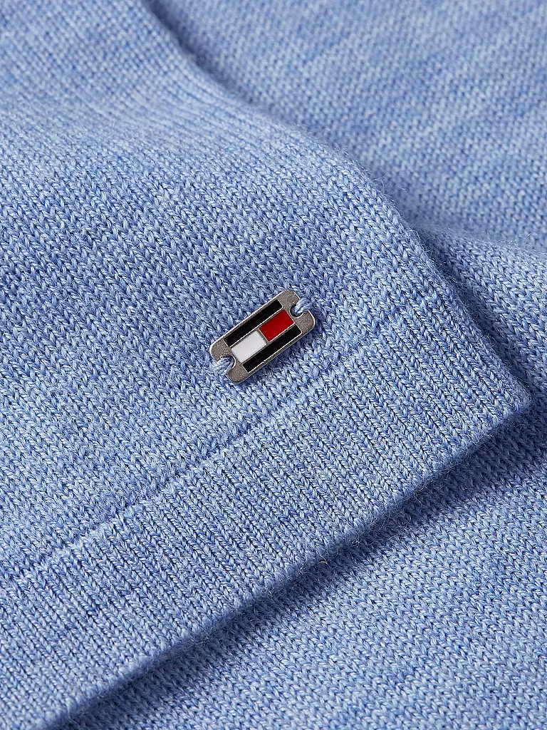 TOMMY HILFIGER Rollkragenpullover hellblau