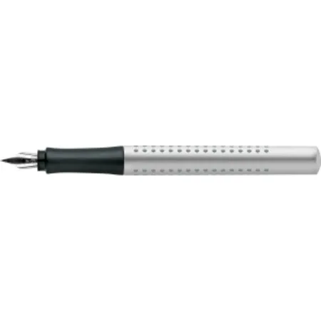 Faber-Castell Füller Grip 2011 F (fein) silber