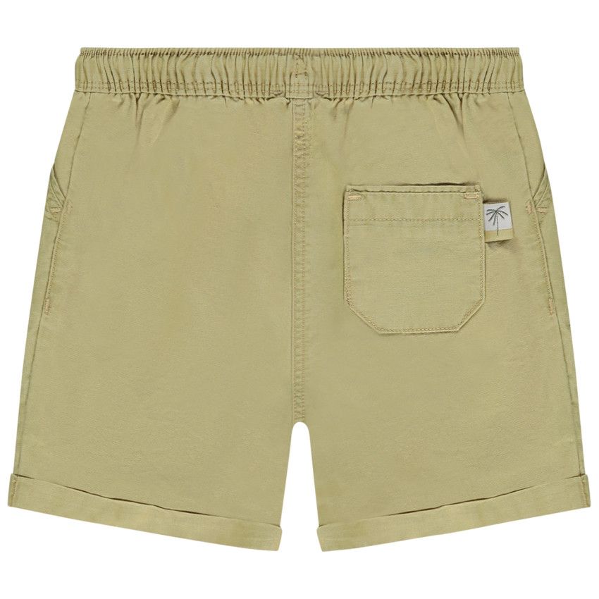 Bermuda en coton piqué uni pour bébé garçon - Jaune