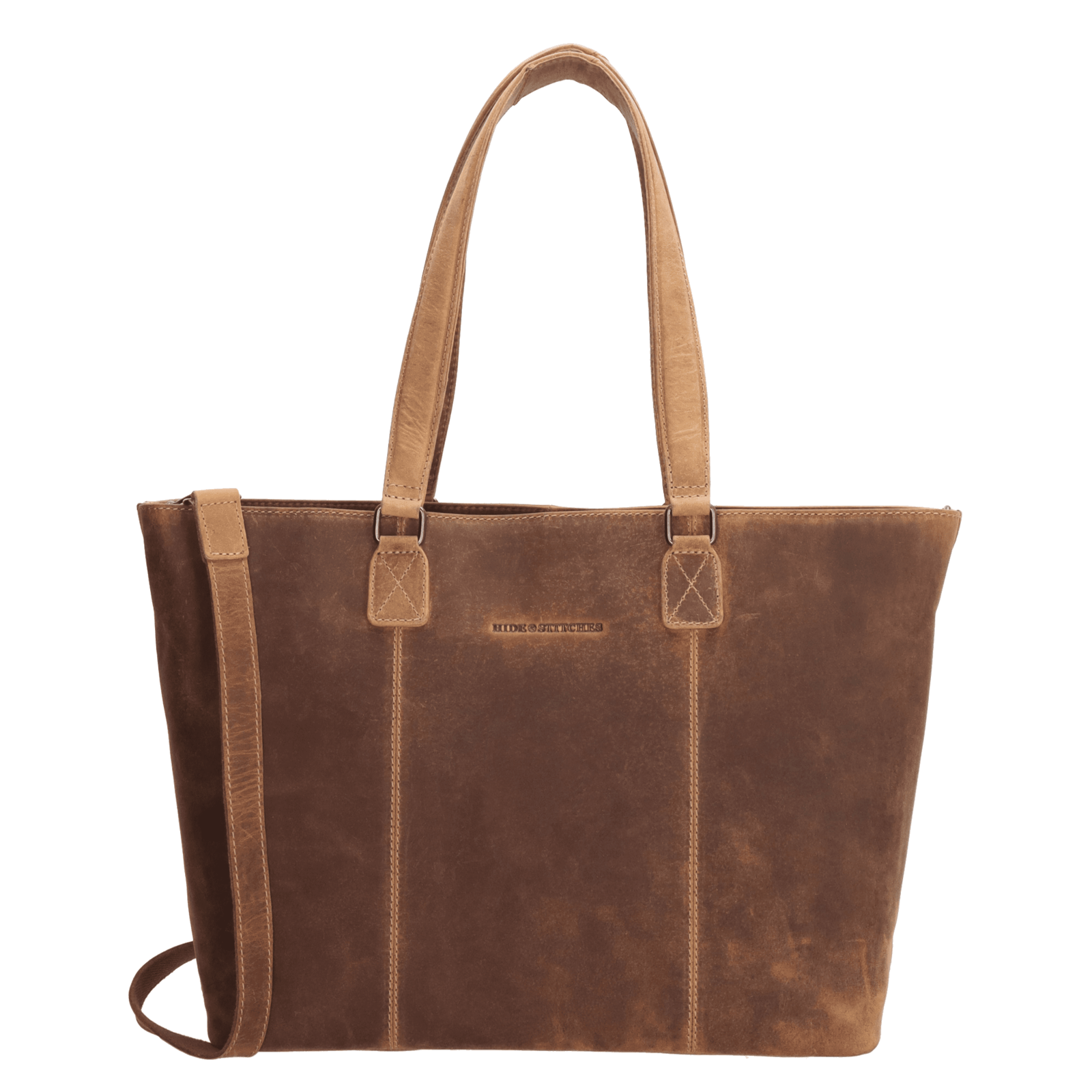 Hide & Stitches Idaho Laptoptas 15,6 inch Bruin