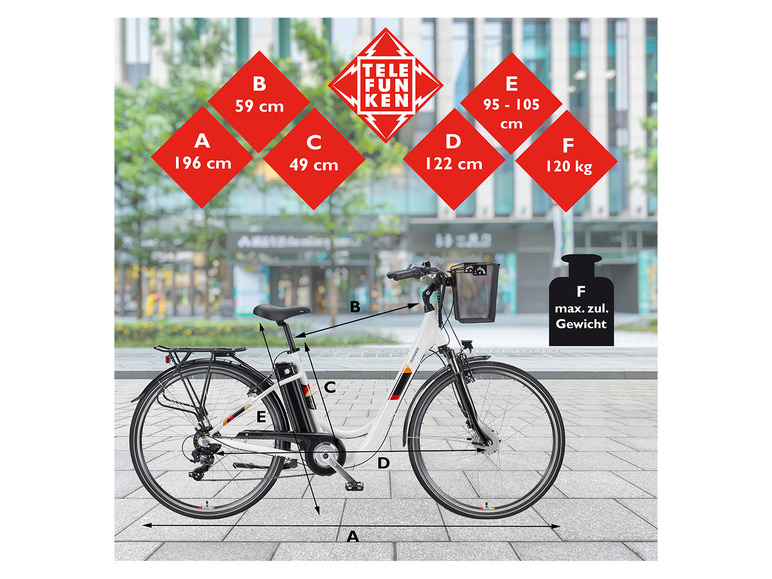 E-bike City RC822 multitalent 28