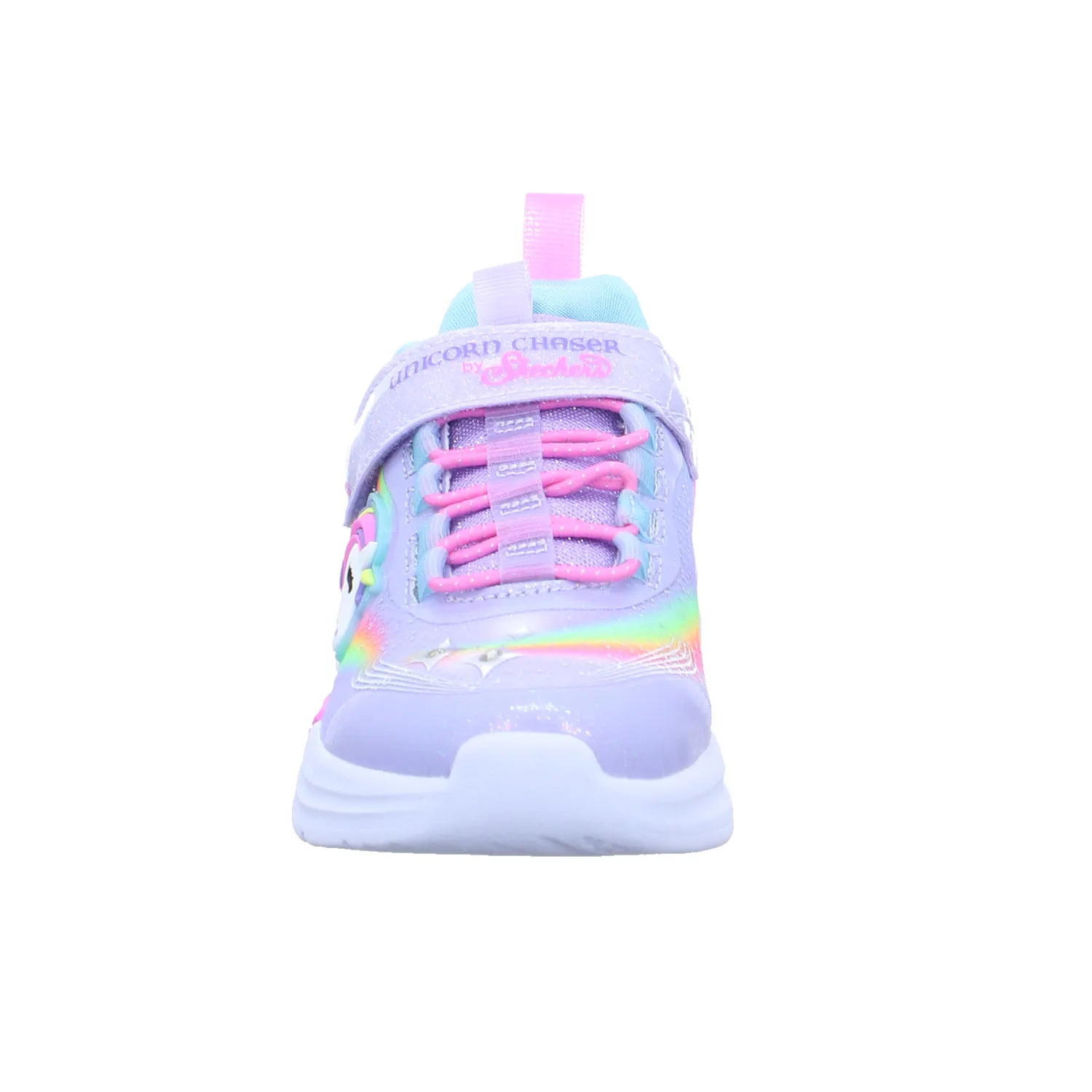 SKECHERS Kleinkinder-Halbschuh Klett Flieder Synthetik  Sneaker