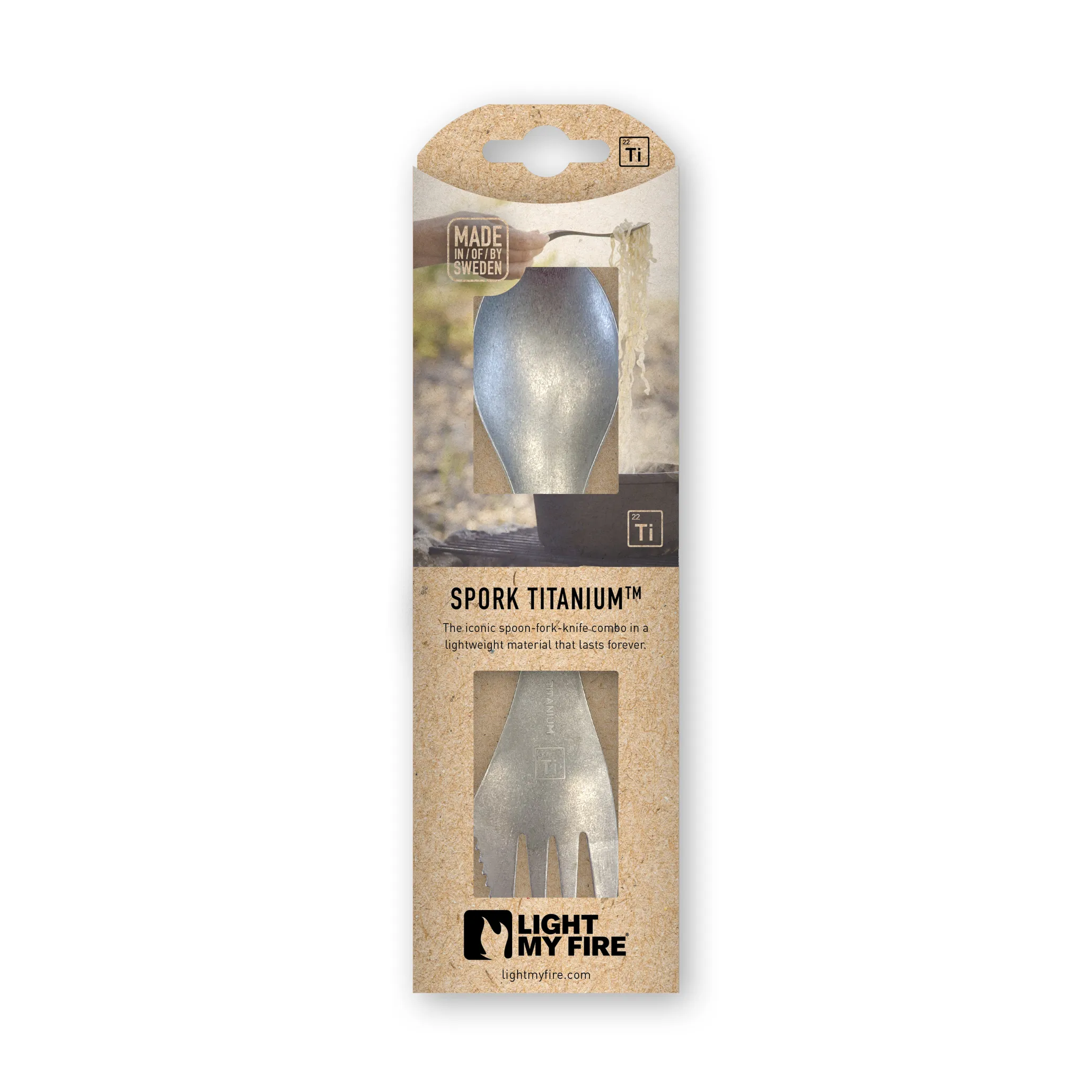 Light My Fire Spork Titanium Titanium